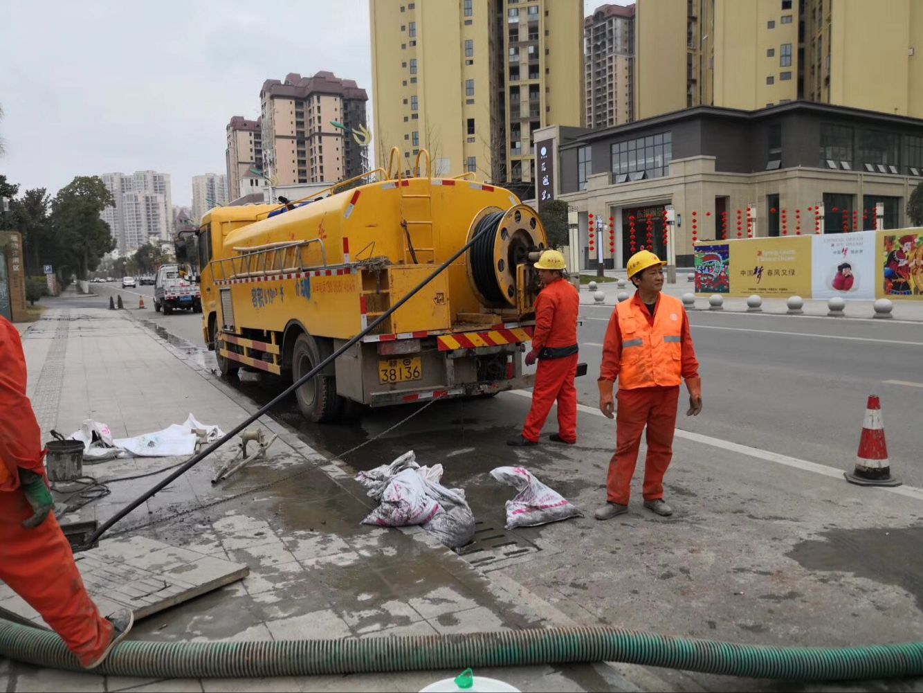 长乐排污管道清淤-管道清洗